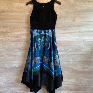 Handkerchief Hem Dress Sz 12 Signature by Sangria